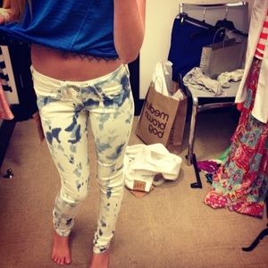 LIMITED EDITION True Religion tye dye skinny jeans